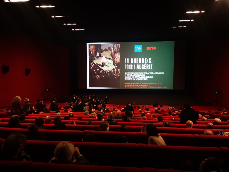 Avant-première de "En guerre(s) pour l'Algérie", à l'INA, 2022