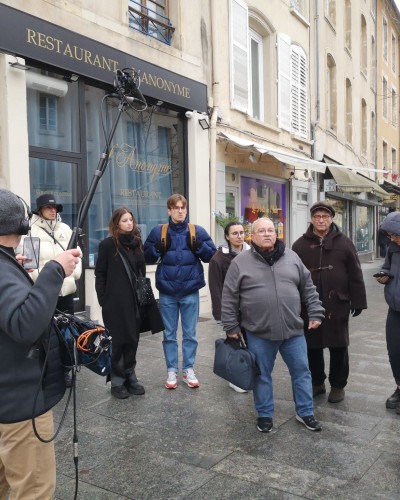 Réalisation d'un podcast avec les étudiants du Campus Artem à Nancy, 2023